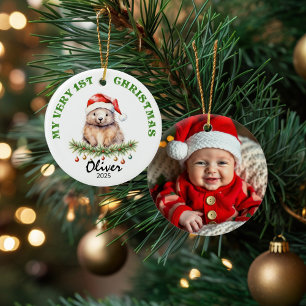 Décoration En Céramique Cadeau personnalisé avec nom et photo avec un ador