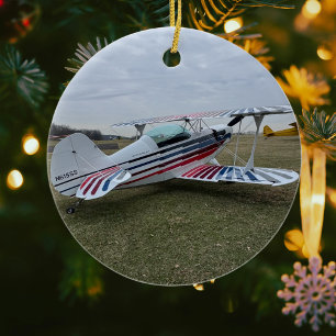 Décoration En Céramique Cadeau personnalisé de Noël pour avion d'aviation