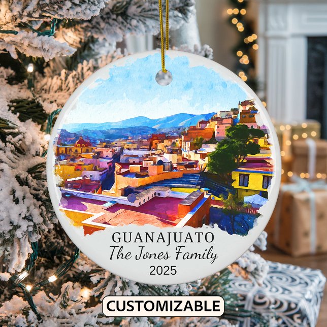 Décoration En Céramique Cadeau personnalisé Guanajuato, Mexique (Créateur téléchargé)
