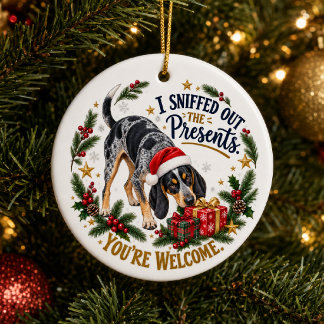 Décoration En Céramique Cadeau personnalisé pour inspecteur Bluetick Coonh