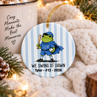 Décoration En Céramique Cadeau personnalisé pour joueur de baseball avec n