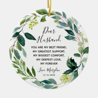Décoration En Céramique Cadeau personnalisé pour mari de la femme