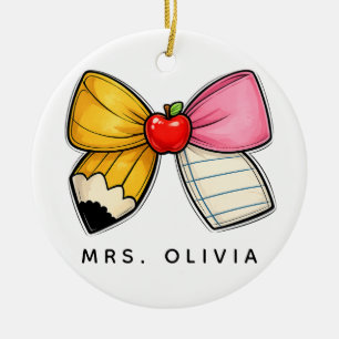 Décoration En Céramique Cadeau personnalisé pour un enseignant Enseignan