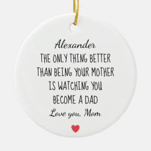 Décoration En Céramique Cadeau pour fils de la part de maman qui vous rega