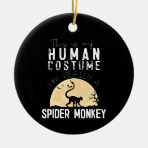 Décoration En Céramique Cadeau Spider   Araignée costumée humaine d'Hallow