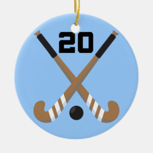 Décoration En Céramique Cadeau uniforme du numéro 20 de joueur de hockey