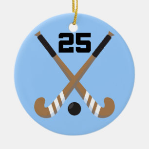 Décoration En Céramique Cadeau uniforme du numéro 25 de joueur de hockey