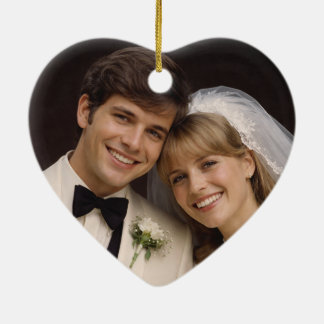 Décoration En Céramique Cadeau unique pour couple avec photo personnalisée