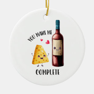 Décoration En Céramique Cadeau Valentine Vous Me Rendre Complet