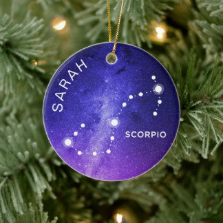 Décoration En Céramique Cadeau Zodiac personnalisé de l'ornement Scorpio