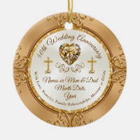 Cadeaux bon marché, chrétien 50e anniversaire Cade