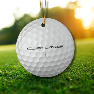 Décoration En Céramique Cadeaux de balles de golf personnalisées Série Sig