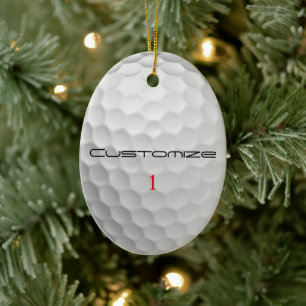 Décoration En Céramique Cadeaux de balles de golf personnalisées Série Sig