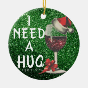 Décoration En Céramique Cadeaux De Noël Uniques Pour Les Amateurs De Vins 