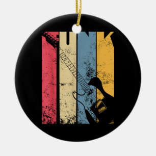 Décoration En Céramique Cadeaux pour amateurs de musique funk à guitare él