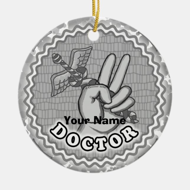 Décoration En Céramique Caduceus (Devant)