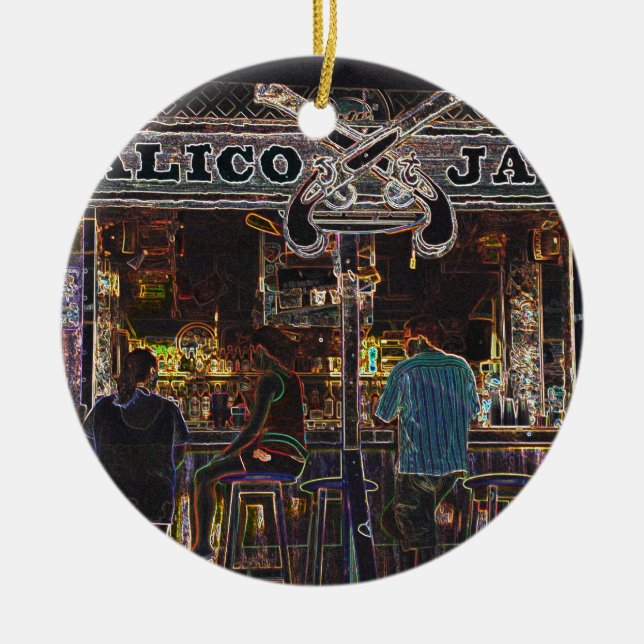 Décoration En Céramique Calico Jacks Grand Cayman (Devant)