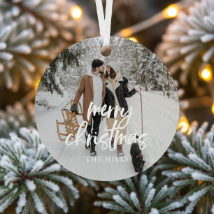 Décoration En Céramique Calligraphie Joyeux Noël Photo