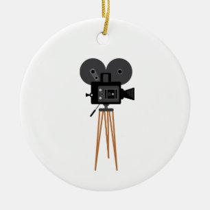 Décoration En Céramique Caméra de cinéma