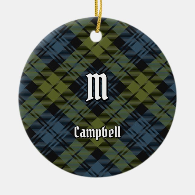 Décoration En Céramique Campbell Tartan (Devant)