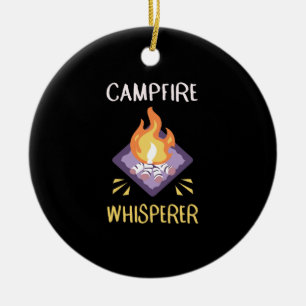 Décoration En Céramique Campfire Camping cadeaux
