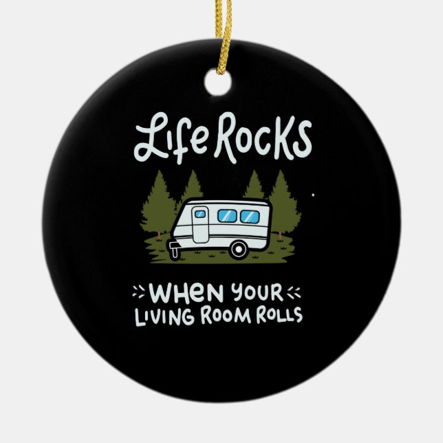 Décoration En Céramique Camping (Devant)