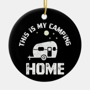 Décoration En Céramique Camping Trailer