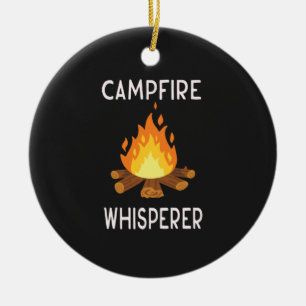 Décoration En Céramique Camping - Whisperer de feu de camp