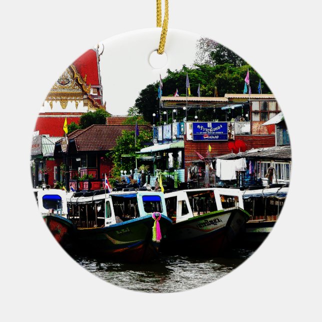 Décoration En Céramique Canal à Bangkok Thaïlande (Devant)