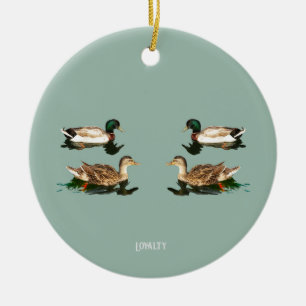 Décoration En Céramique Canards colverts