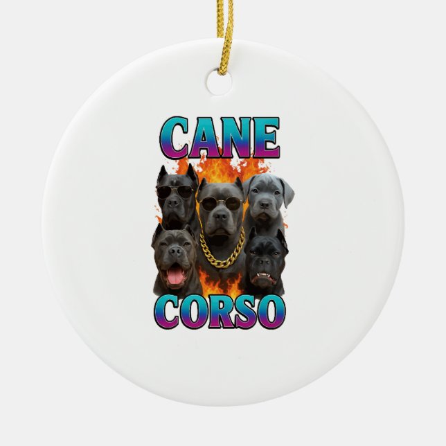 Décoration En Céramique Cane Corso  (Devant)