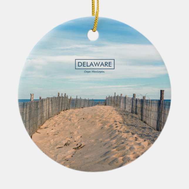 Décoration En Céramique Cap Henlopen. (Devant)