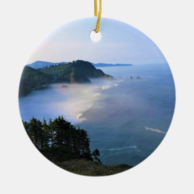 Décoration En Céramique Cap Meares, Oregon Coast (Devant)