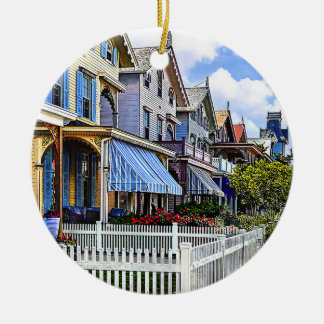 Décoration En Céramique Cape May NJ - Rue victorienne colorée