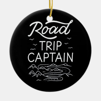 Décoration En Céramique Capitaine de road trip I - Pilote de VR Vacances C