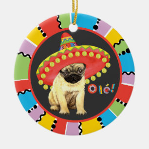 Décoration En Céramique Carlin de fiesta