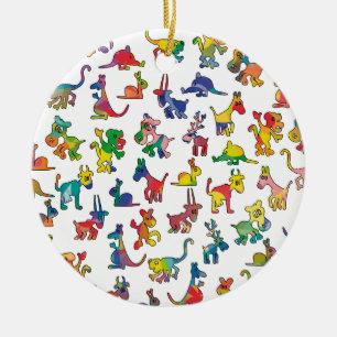 Décoration En Céramique Carreaux de Motif Animaux Abstraits