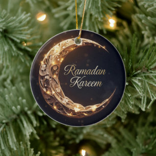 Décoration En Céramique Carte de vacances personnalisée Ramdan Kareem
