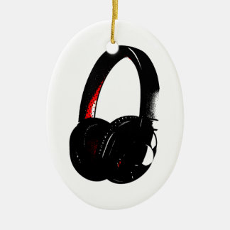 Décoration En Céramique Casque Pop Art Head Téléphone