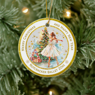 Décoration En Céramique Casse-Noisette Personnalisé Ballet Noël - Cadeau