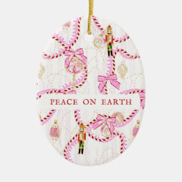 Décoration En Céramique Casse-Noisette Rose Rêveur Noël Souvenir