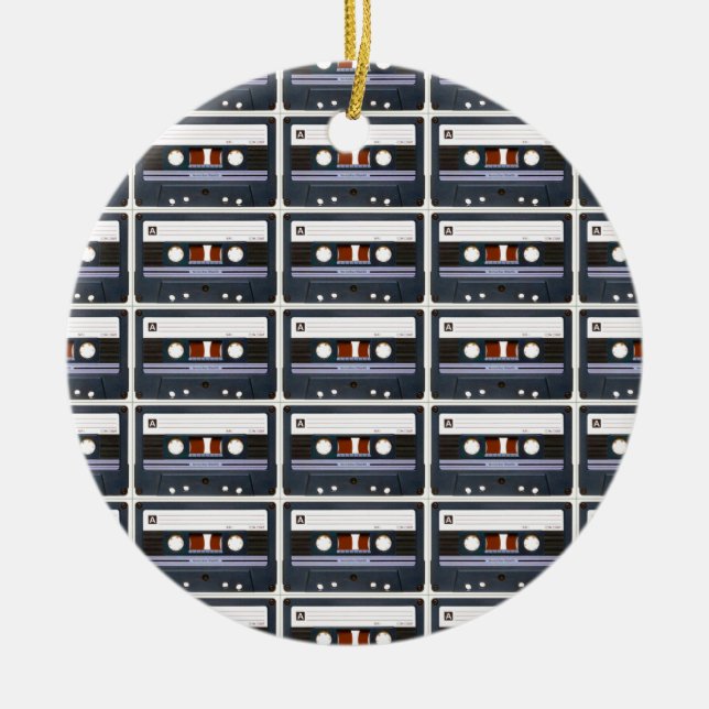 Décoration En Céramique Cassette Pop Art (Devant)