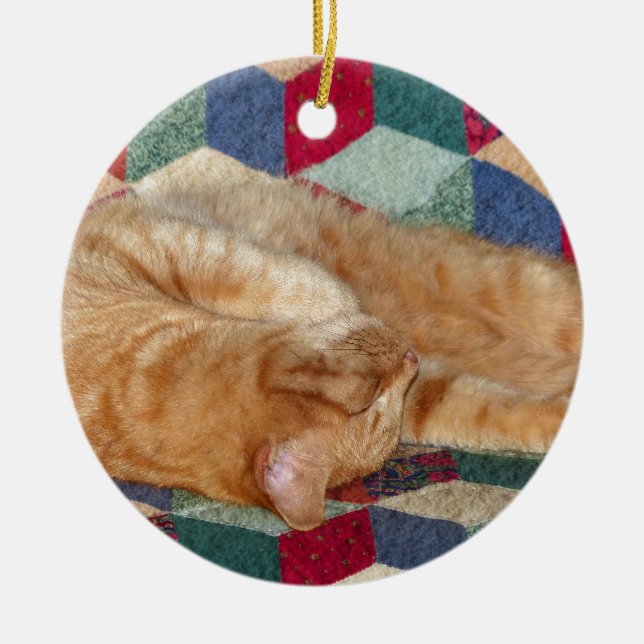 Décoration En Céramique Cat Napping (Devant)