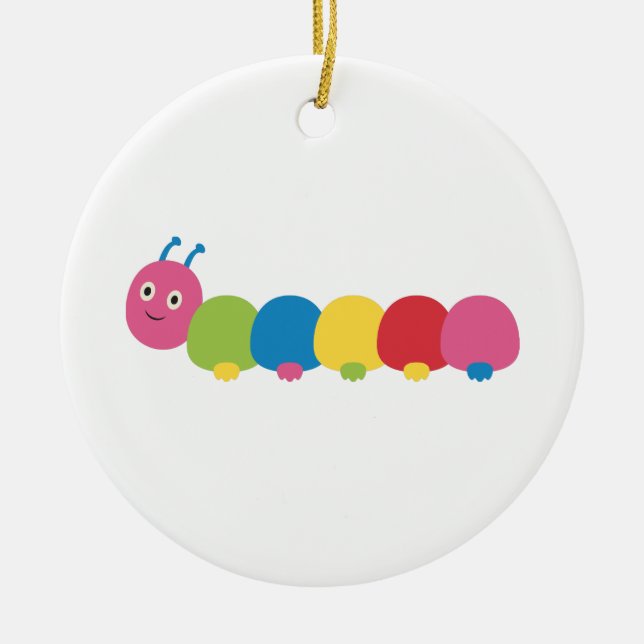 Décoration En Céramique Caterpillar (Devant)