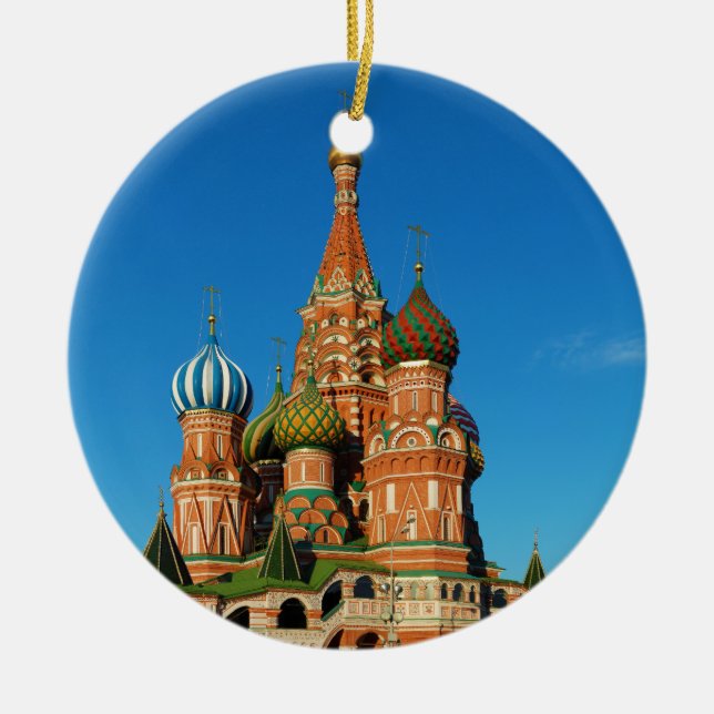 Décoration En Céramique Cathédrale Saint-Basile de Moscou Russie (Devant)