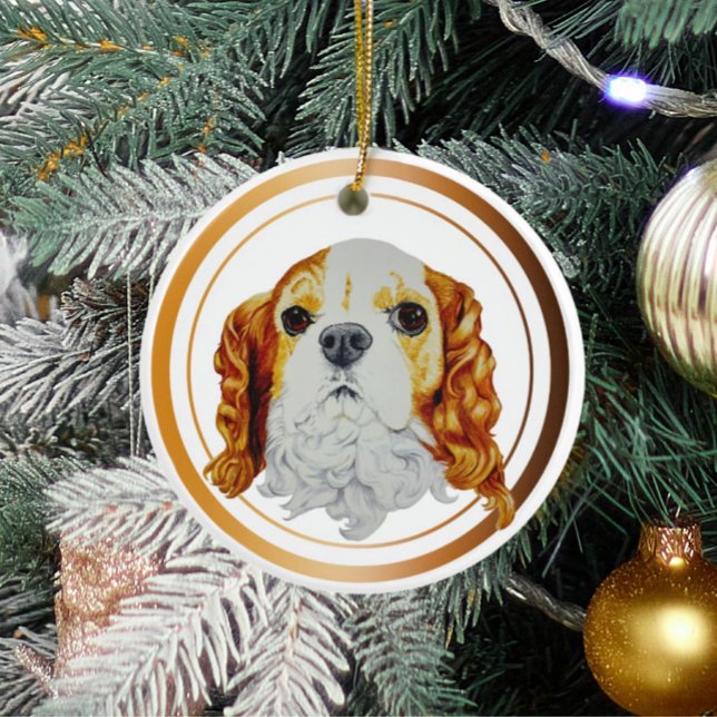 Décoration En Céramique Cavalier King Charles Spaniel (Créateur téléchargé)