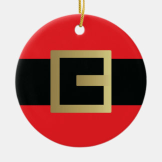 Décoration En Céramique Ceinture de Père Noël Noël 