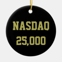 Célébration du NASDAQ 25000 en Bourse