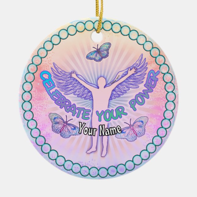 Décoration En Céramique Célébrez votre puissance (Devant)