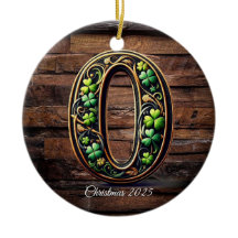 Celtic monogram letter ornament